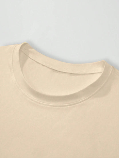 Herren modisches T-Shirt mit Augen-Grafik-Muster, kurze Ärmel